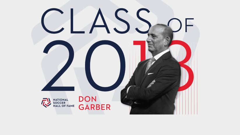 National Soccer Hall of Fame - announcement - Don Garber