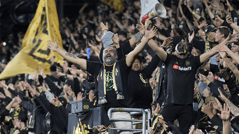 LAFC supporters section - 2019 season
