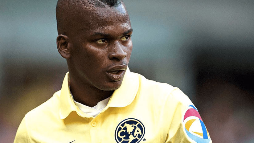 Darwin Quintero - playing for Club America - close up