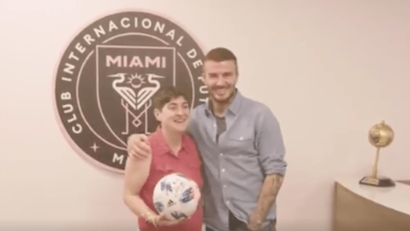 THUMB ONLY - David Beckham - Inter Miami fan