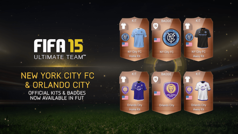New York City FC and Orlando City SC added to FIFA 15