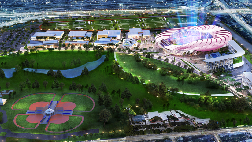 Inter Miami CF - Miami Freedom Park rendering - updated version, June 2019