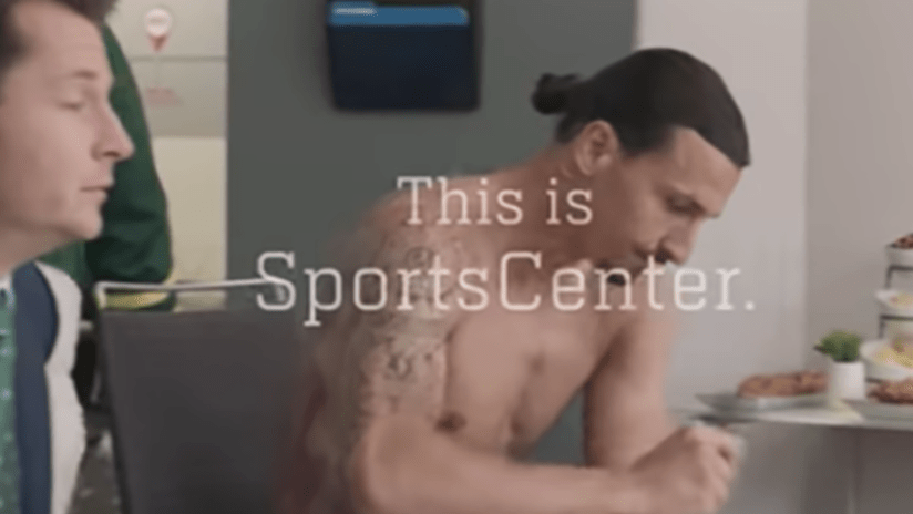Zlatan Ibrahimovic SportsCenter ad - 2018