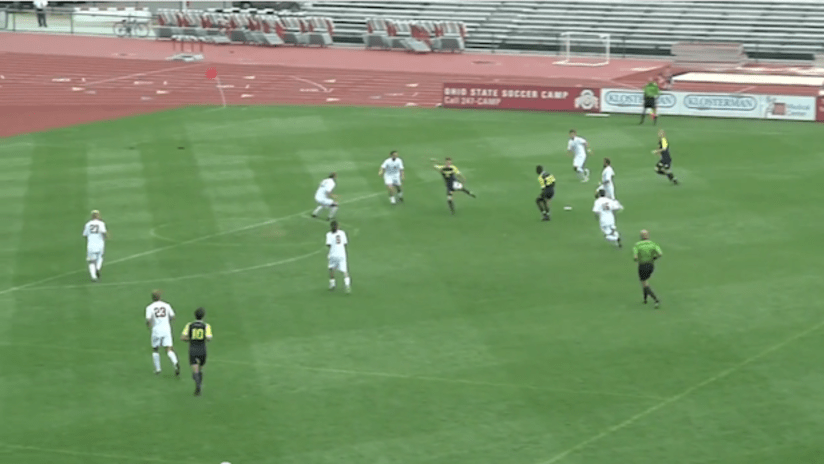 Michigan soccer player scores Thierry Henry-like goal