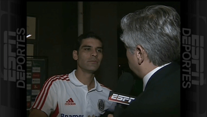 Rafa Marquez post-game interview with ESPN Deportes