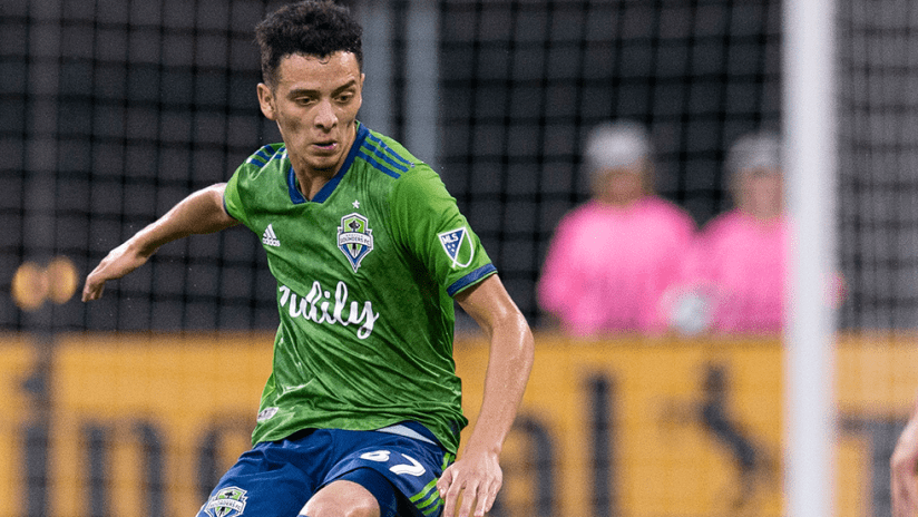 Alfonso Ocampo-Chavez - Seattle Sounders - in first MLS start, at Columbus