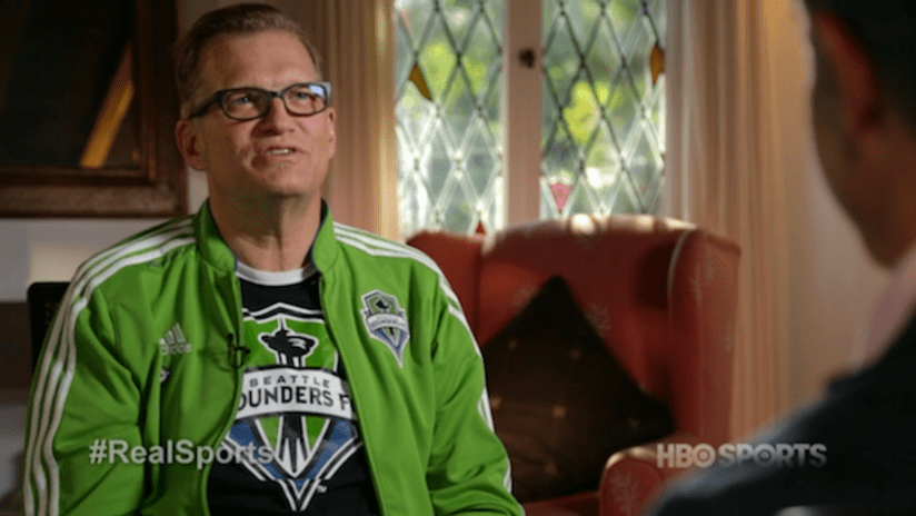 Seattle Sounders owner Drew Carey on HBO's Real Sports