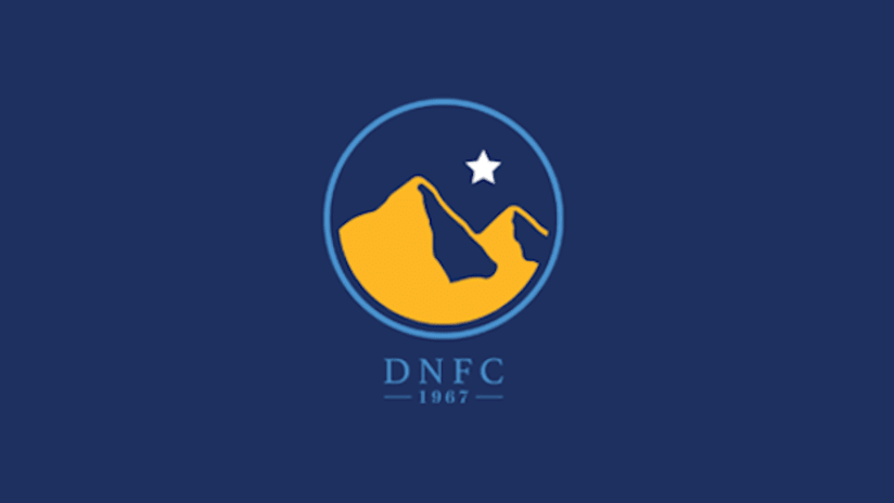 Denver Nuggets logo re-imagined in the form of a soccer crest