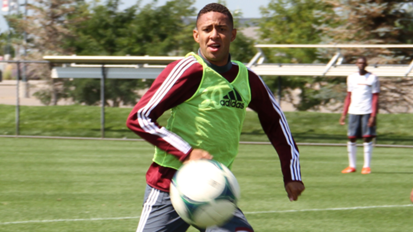 Gabriel Torres at Colorado Rapids training