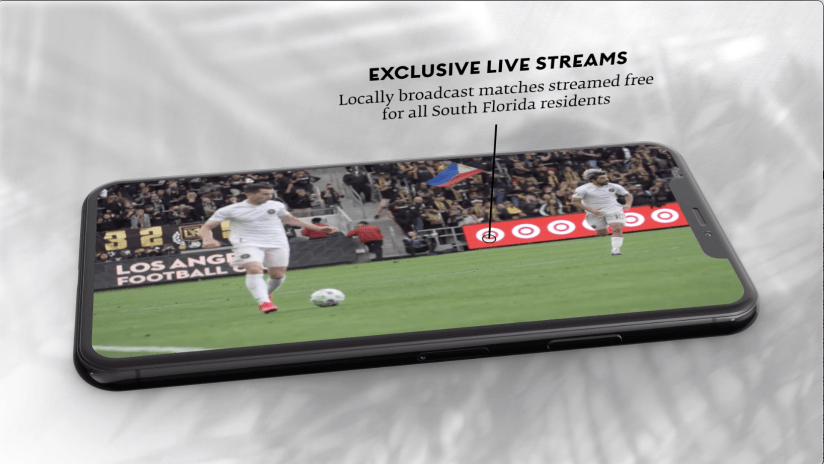 beskæftigelse Rengør rummet Pelagic Inter Miami CF Brings Live Match In-App Streaming to Fans Across the Globe  | Inter Miami CF