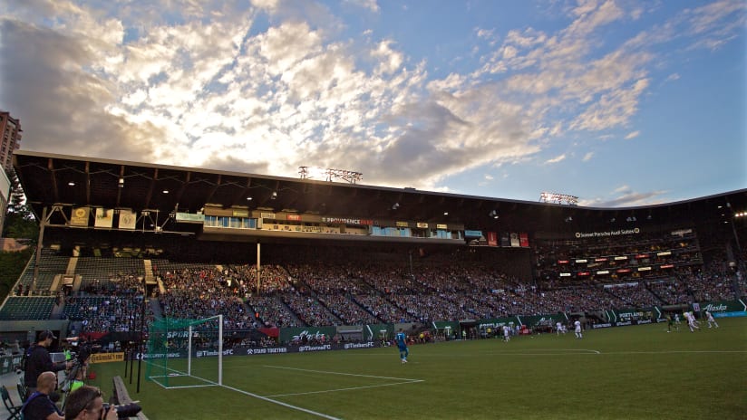 Providence Park For Timbers Dynamo Game