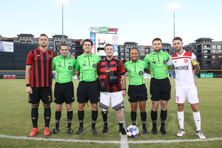 Matthew McMahon meets idols in special experience with Atlanta United -