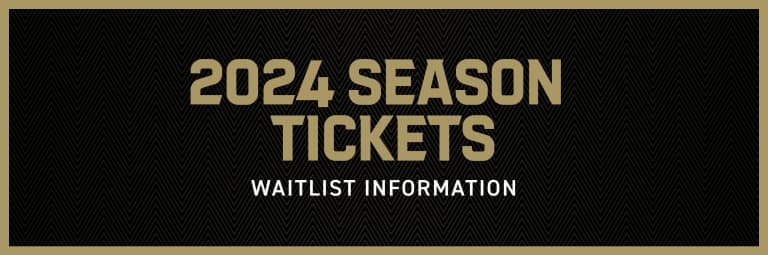 2024 Season Ticket Waitlist Information