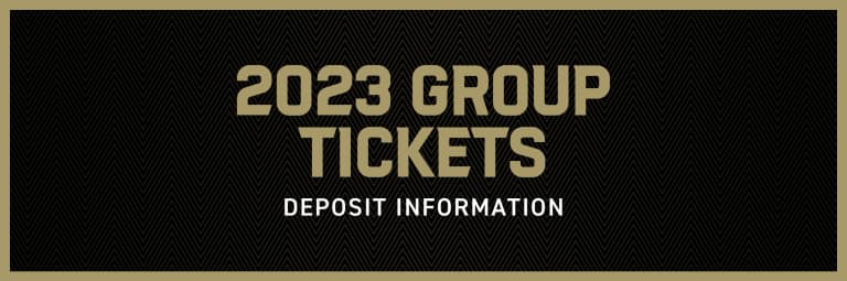 2023 Group Ticket Deposit Information
