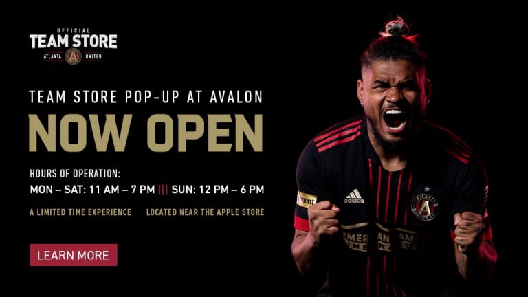 Team Store Pop-Up at Avalon Now Open For Atlanta United Retail