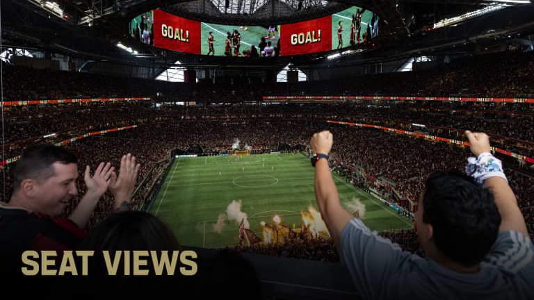 Atlanta United Mercedes-Benz Stadium Seat Views
