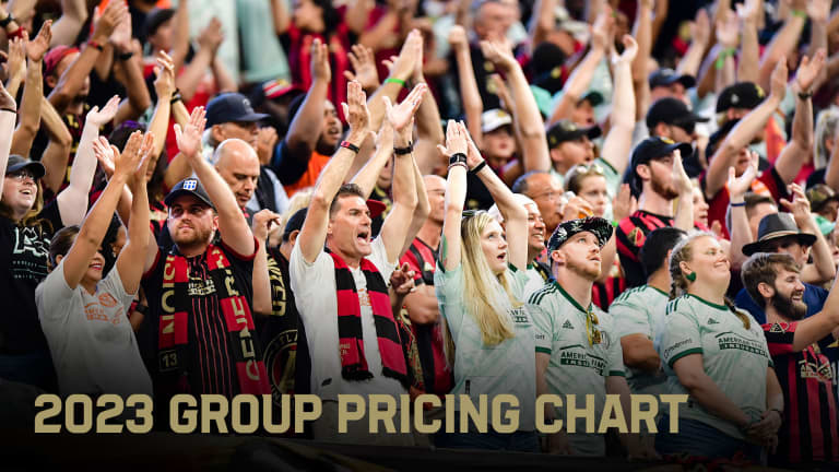 Atlanta United Group Tickets Pricing Chart