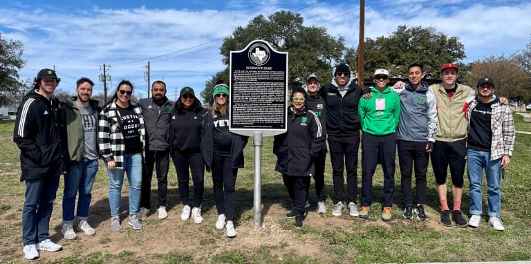 Austin FC and 4ATX Foundation beautifying historic Rosewood Park.