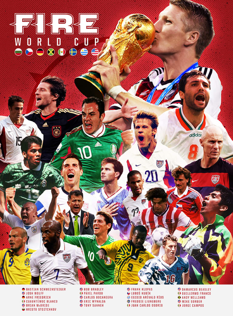 Honor past and present Fire players in the World Cup with the #CHIvNYC matchday poster! -