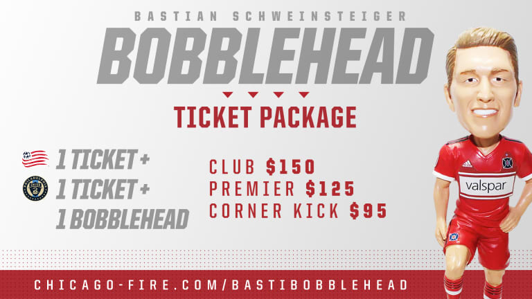 Order a Bastian Schweinsteiger Bobblehead Ticket Package Today! -