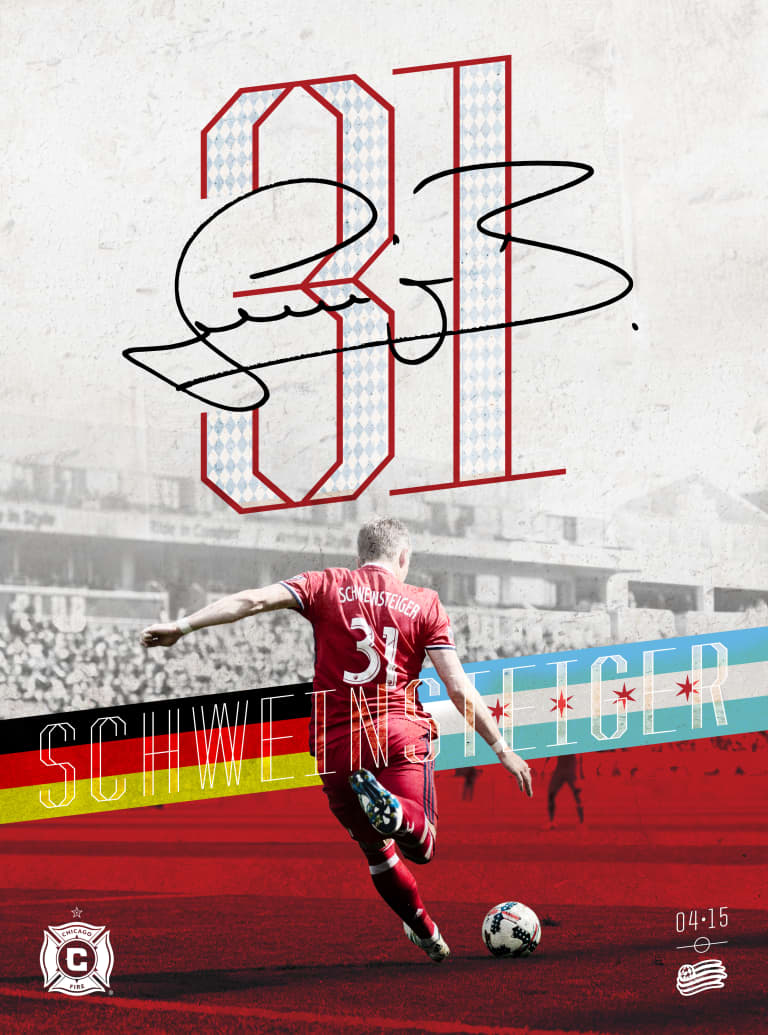 Get a look at the #CHIvNE matchday poster -