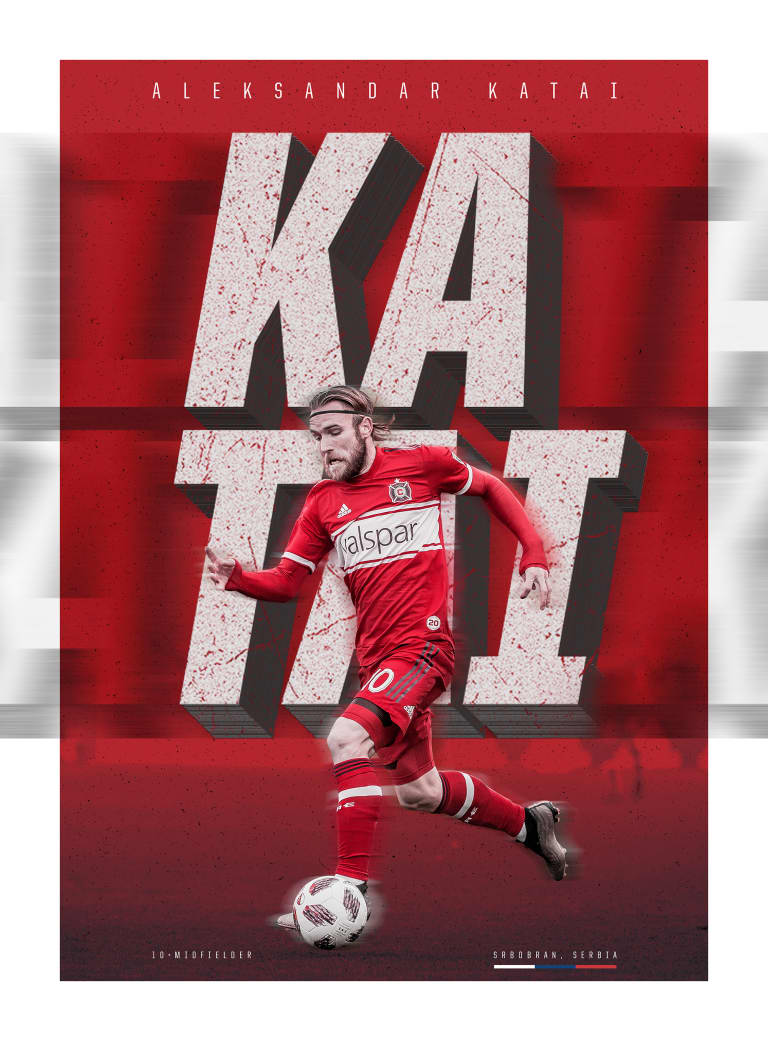 Catch Aleksandar Katai on Wednesday's #CHIvMTL matchday poster! -