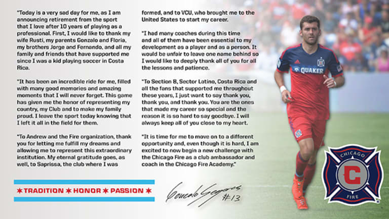 #ThanksSega -- A Look Back at Gonzalo Segares' Time with the Chicago Fire -