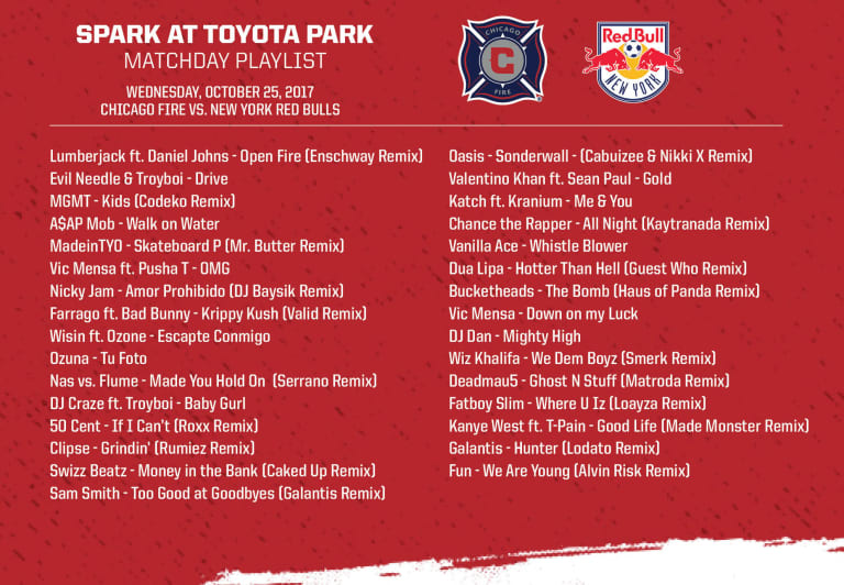 Spark at Toyota Park Matchday Playlist | #MLSCupPlayoffs -