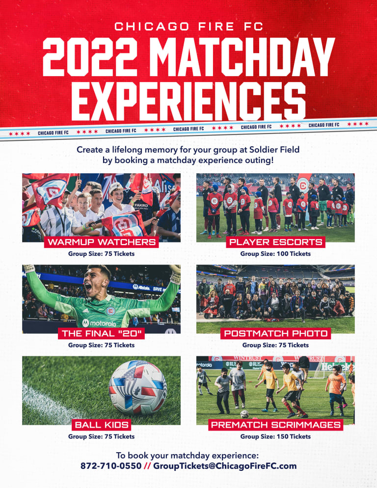 2022 Matchday Experiences Flyer copy
