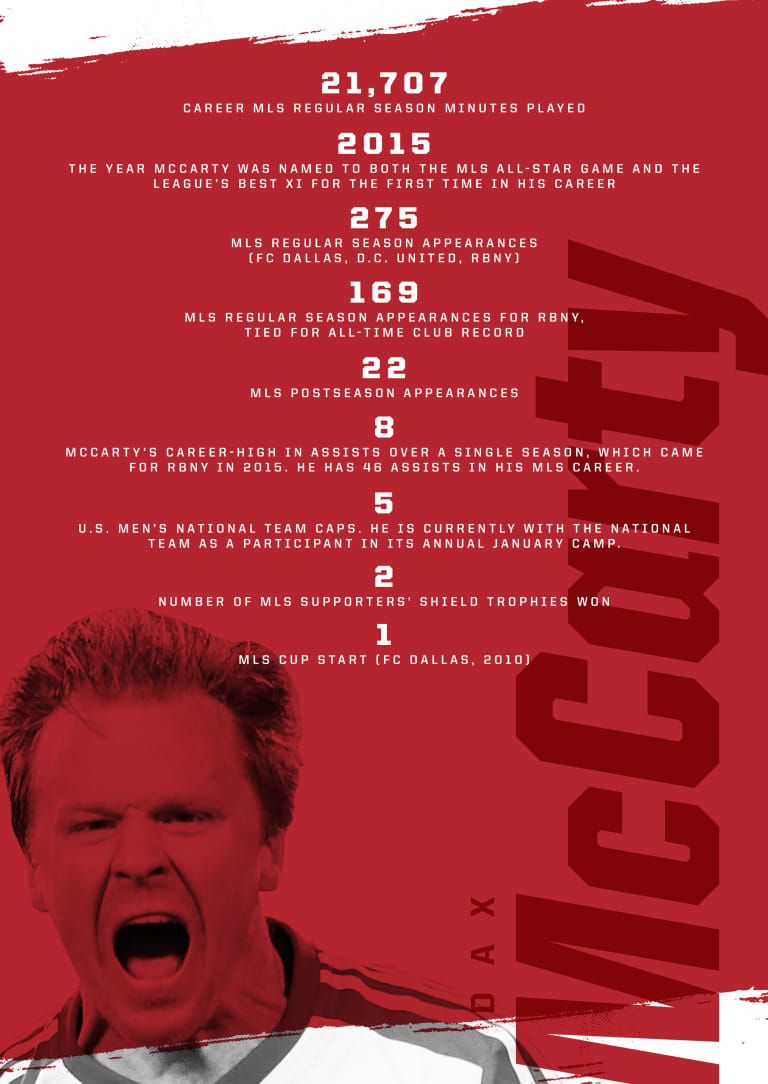 Dax McCarty | By the Numbers -