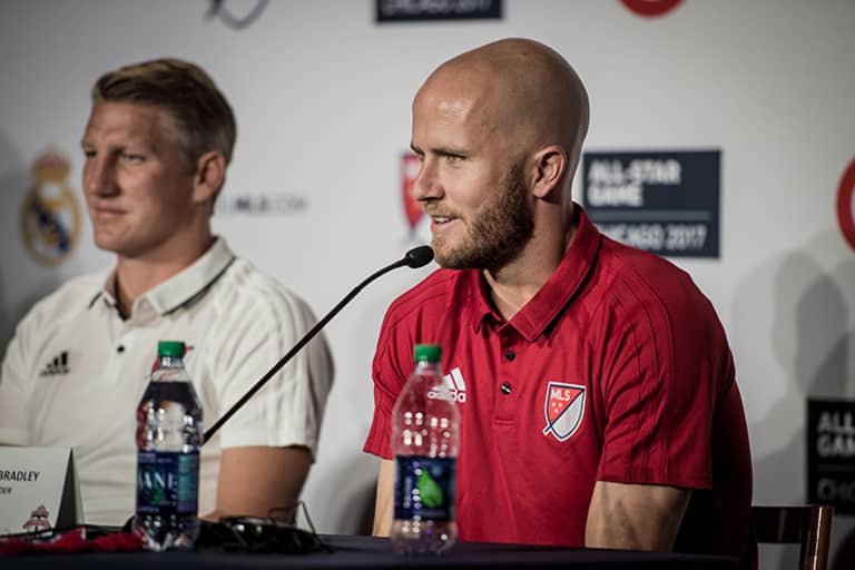 Beasley, Bradley right at home in Chicago during MLS All-Star Week -