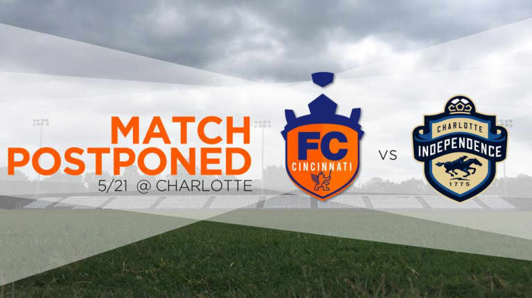 Match At Charlotte Postponed -