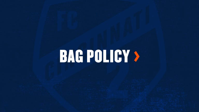 FC Cincinnati 2 matchday bag-policy