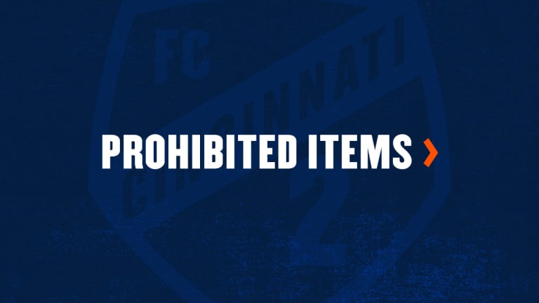 FC Cincinnati 2 matchday prohibited-items