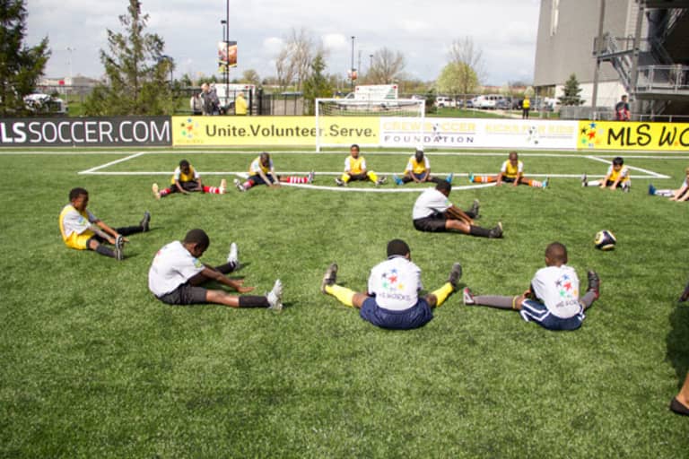 Crew Soccer Foundation Field Dedication -