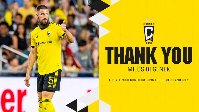 Thank You, Milos Degenek