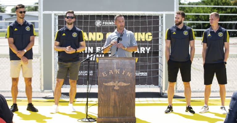 Crew SC announces opening of Eakin Elementary mini-pitch -