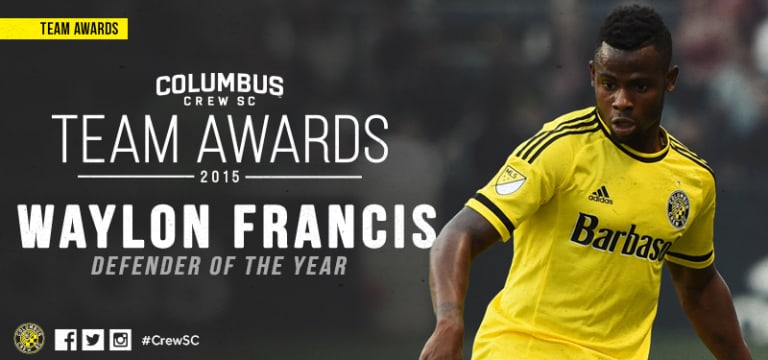 Crew SC announces 2015 Team Award winners -