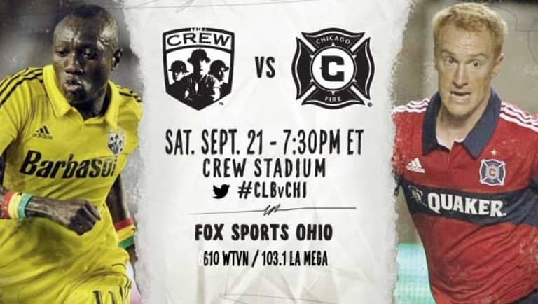 More than rivalry will be on the line when Crew welcomes Fire  -