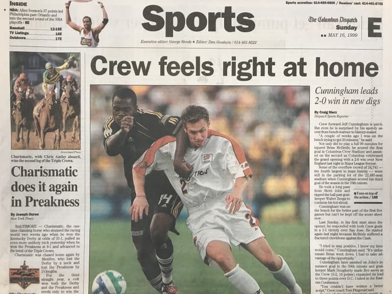 May 15, 1999: When 24,741 strong made it to the opening of Crew Stadium -