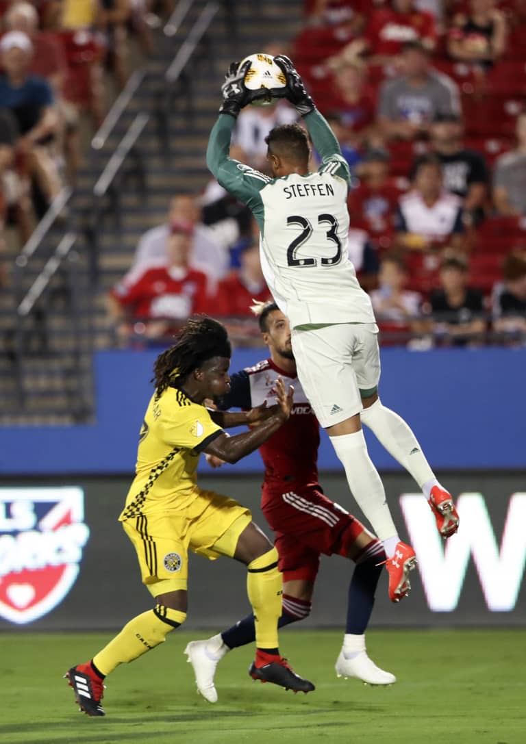 Steffen's rising numbers a piece of larger Crew SC defensive puzzle -