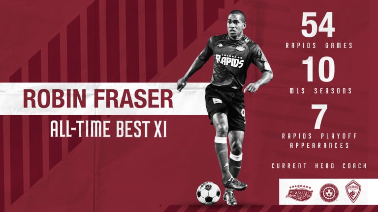 Robin Fraser's Continued Leadership Earns Him Rapids All-Time Best XI Honors  -