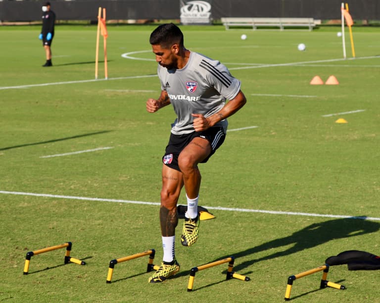 Franco Jara Joins FC Dallas Ahead of MLS is Back Tournament - Franco Jara's first training session