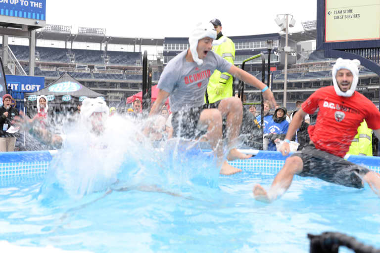 D.C. United players take the Polar Plunge for Special Olympics D.C.  -