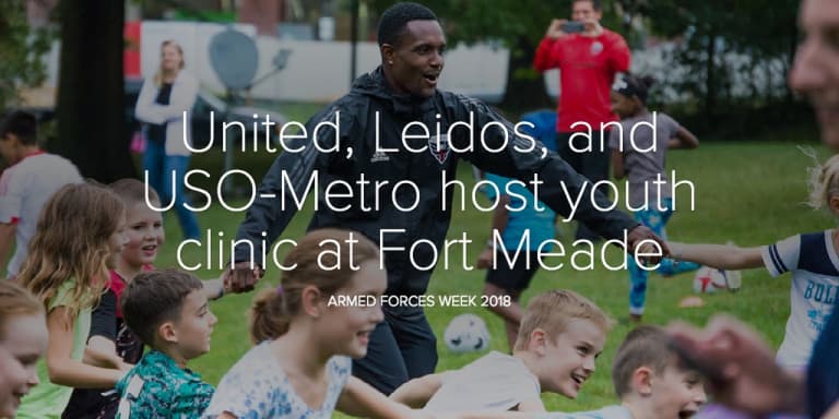 Gallery | United, Leidos, and USO-Metro host clinic at Ft. Meade - United, Leidos, and USO-Metro host youth clinic at Fort Meade