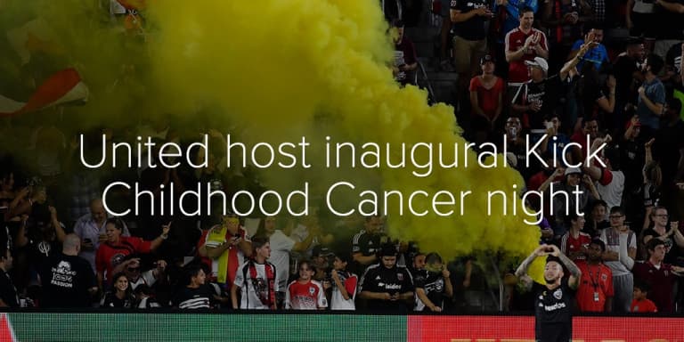 Gallery | United's inaugural Kick Childhood Cancer night - United host inaugural Kick Childhood Cancer night