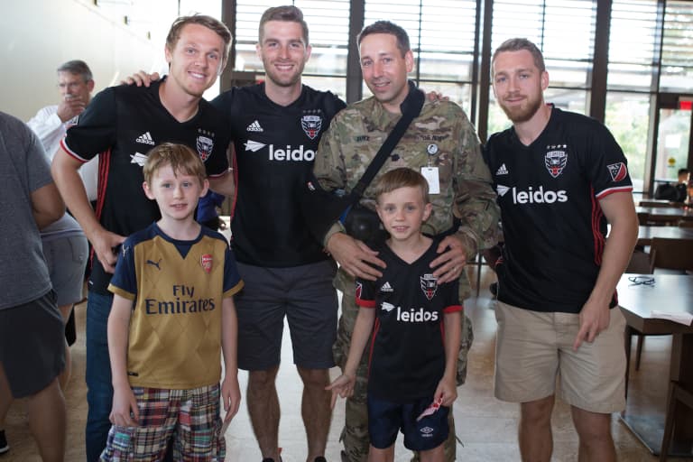 D.C. United and Leidos present fourth annual Armed Forces Week -