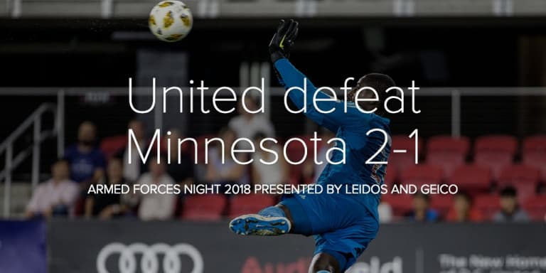 Gallery | #DCvMIN, Armed Forces Night - United defeat Minnesota 2-1