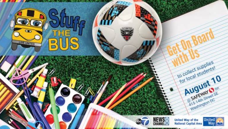 United partner with ABC7 and NewsChannel 8 for “Stuff the Bus” campaign  -