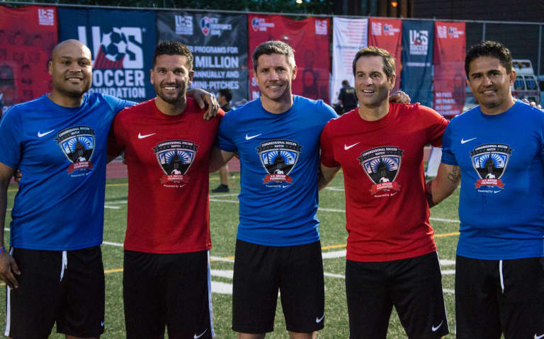United legends compete in annual Congressional Soccer Match  -